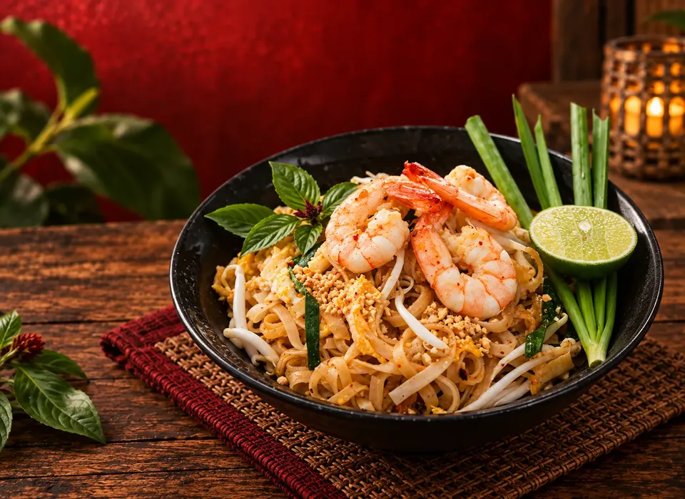 Our kitchen team preparing fresh dishes at Thai Hut Authentic Thai Cuisine