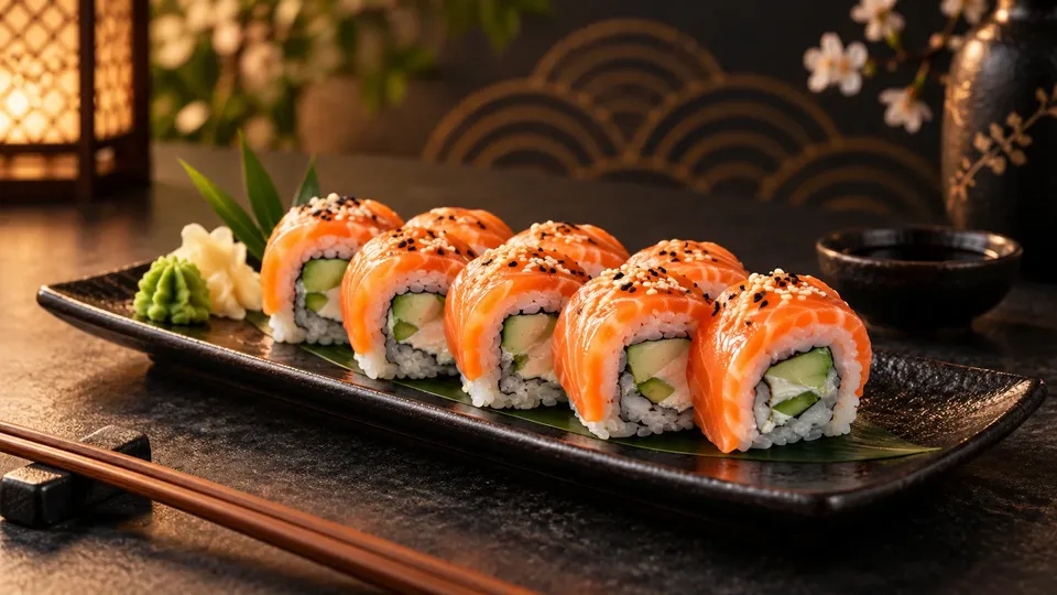 Our kitchen team preparing fresh dishes at Sushi Go Corinth