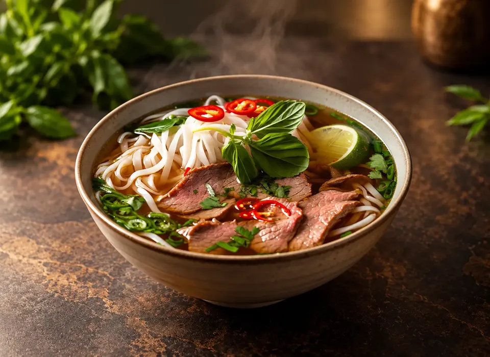 Our kitchen team preparing fresh dishes at Pho House