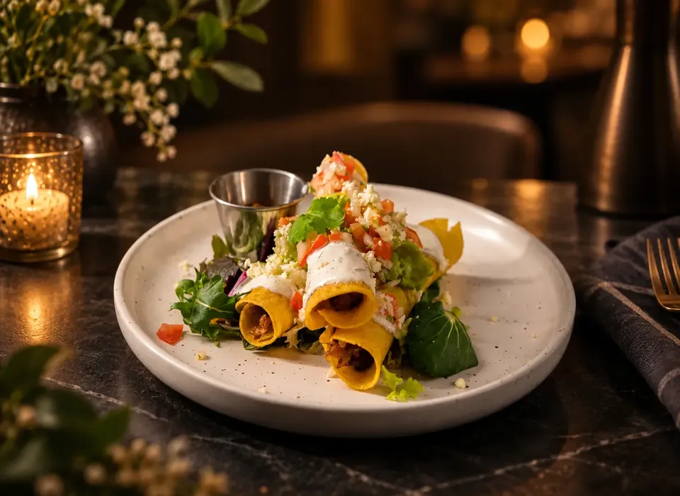 Our kitchen team preparing fresh dishes at Morelia Restaurant #2 - Demo