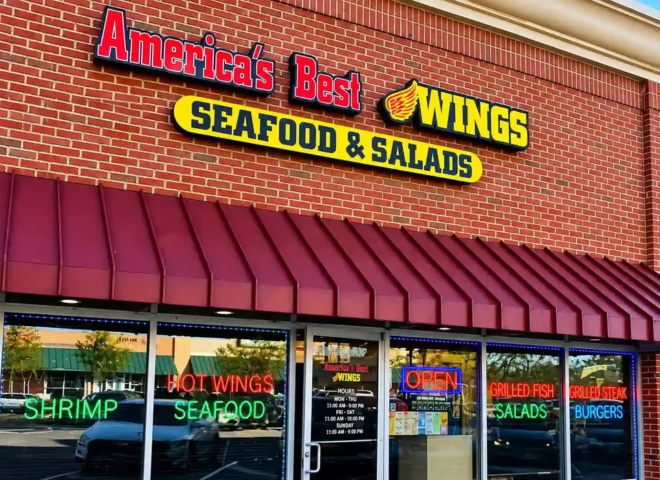Our kitchen team preparing fresh dishes at America's Best Wings Lewisville