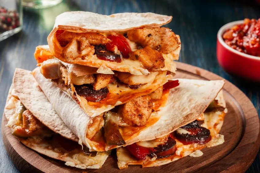 Quesadilla at $5.00