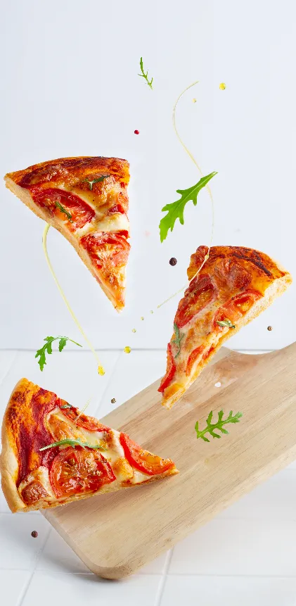 Mobile Banner Image of food available through quick and reliable food delivery.