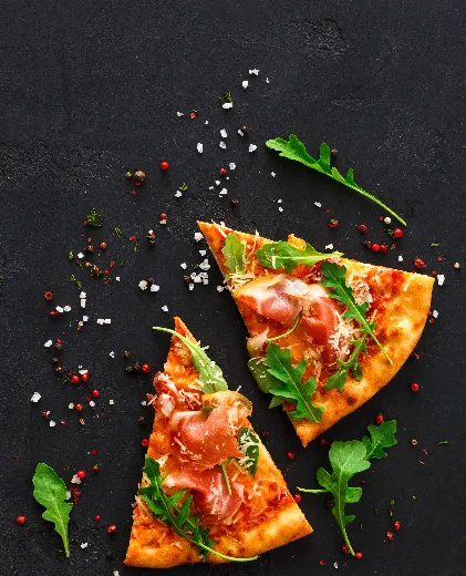 Mobile Banner Image of food prepared by a trusted restaurant for online ordering.