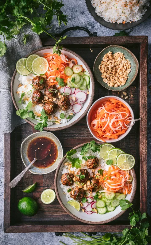 Mobile Banner Image of food from a popular restaurant delivering online.3