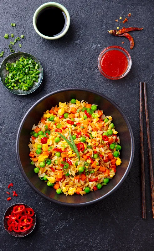 Mobile Banner Image of food prepared by a trusted restaurant for online ordering.2