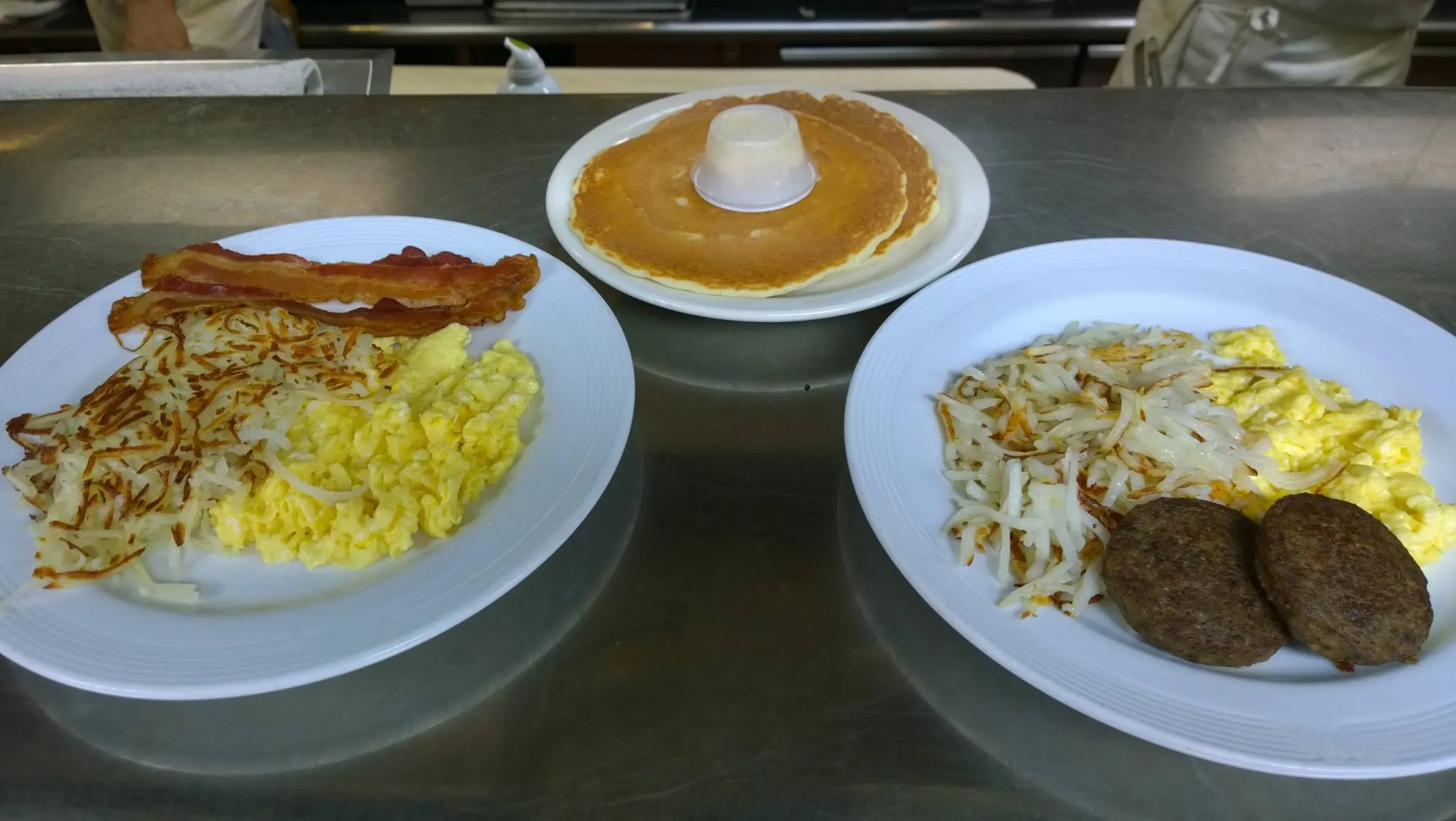 Inside the Circle Grill kitchen - Freshly prepared American for online ordering.