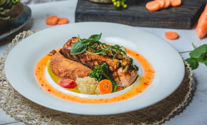 Signature dish served at E & B Restaurant