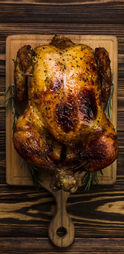 Mobile Banner Image of food prepared by a trusted restaurant for online ordering.