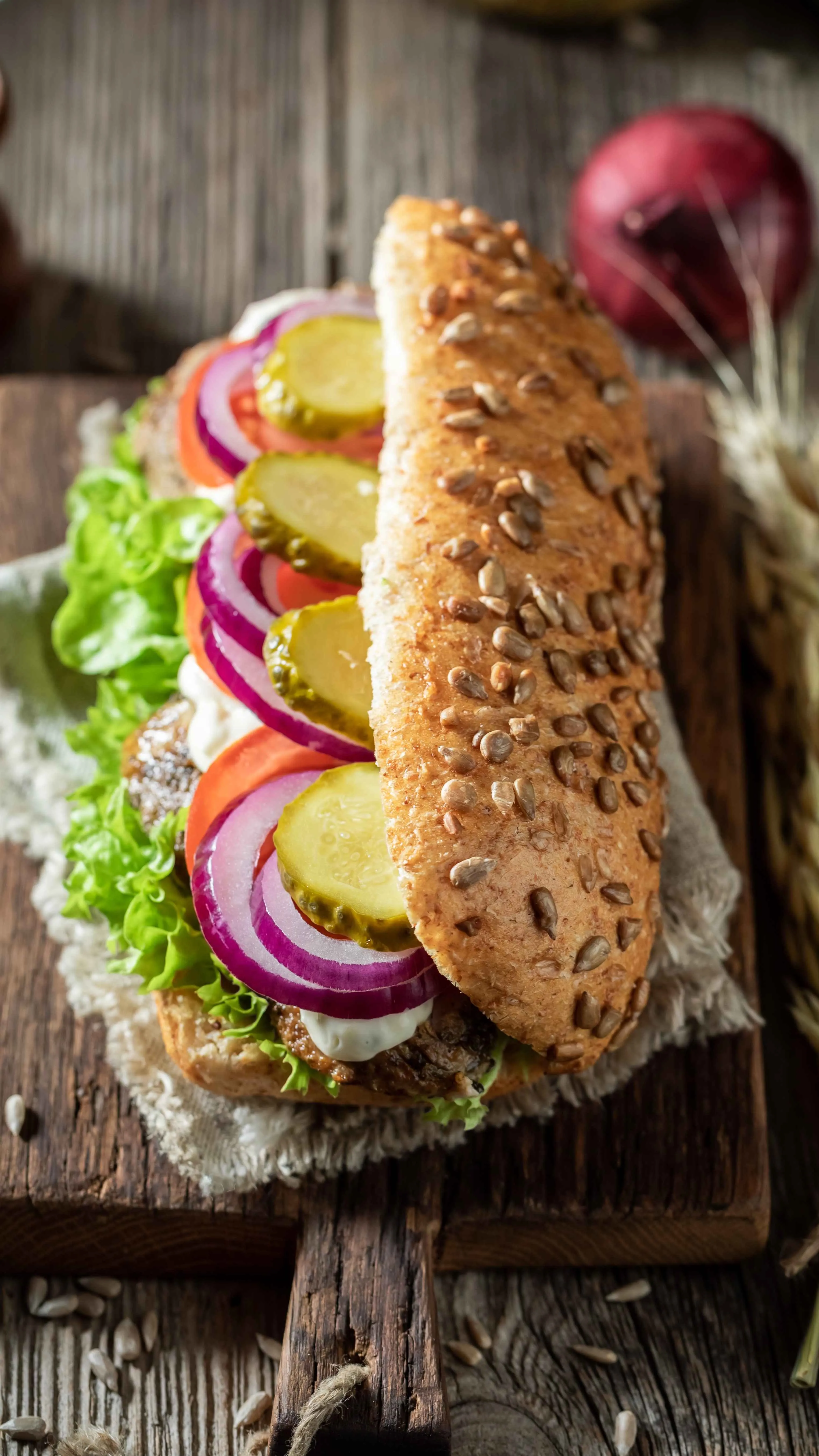 Mobile Banner Image of food available through quick and reliable food delivery.