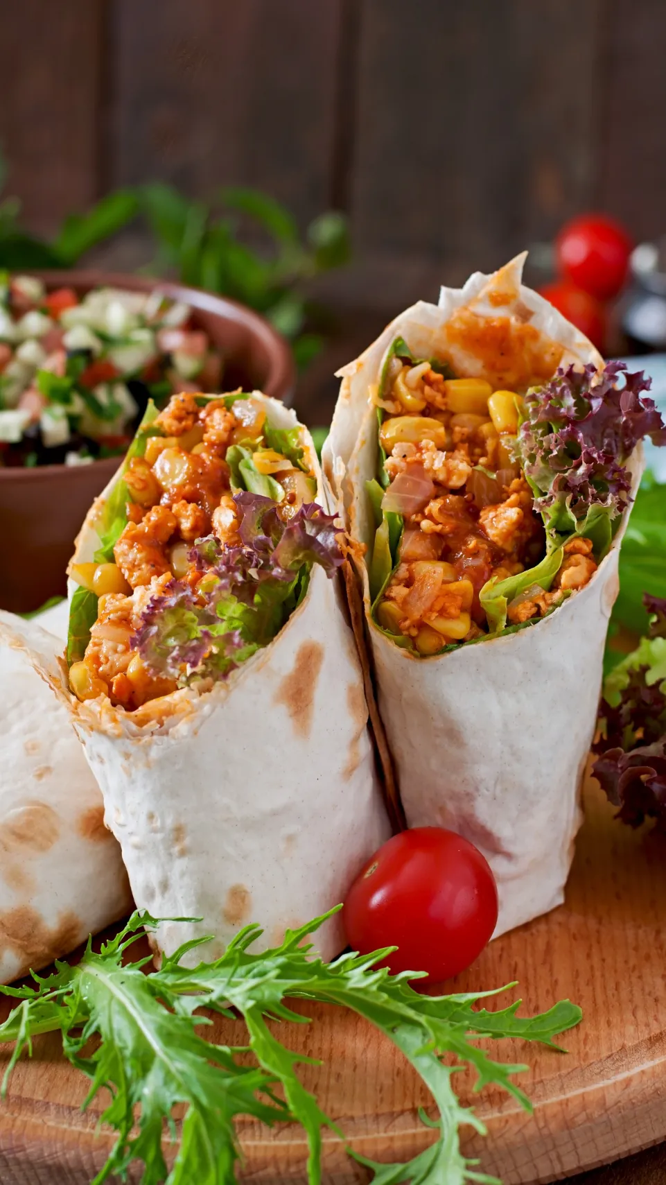 Mobile Banner Image of food available through quick and reliable food delivery.