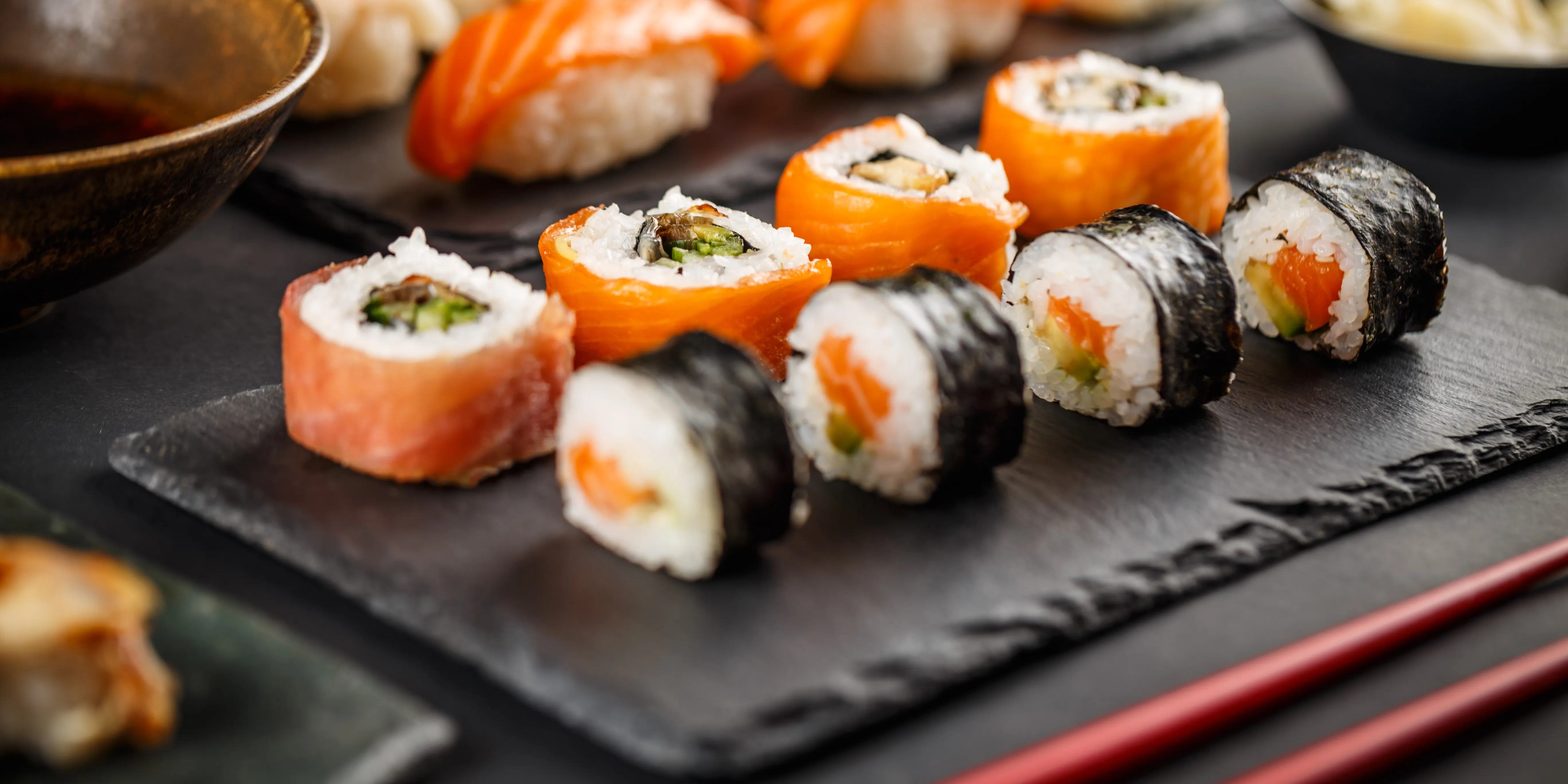 Banner Image of food prepared by a trusted restaurant for online ordering.