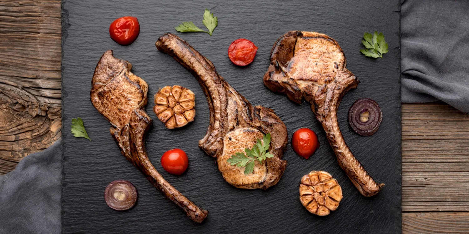 Banner Image of food from a top-rated restaurant for home delivery.