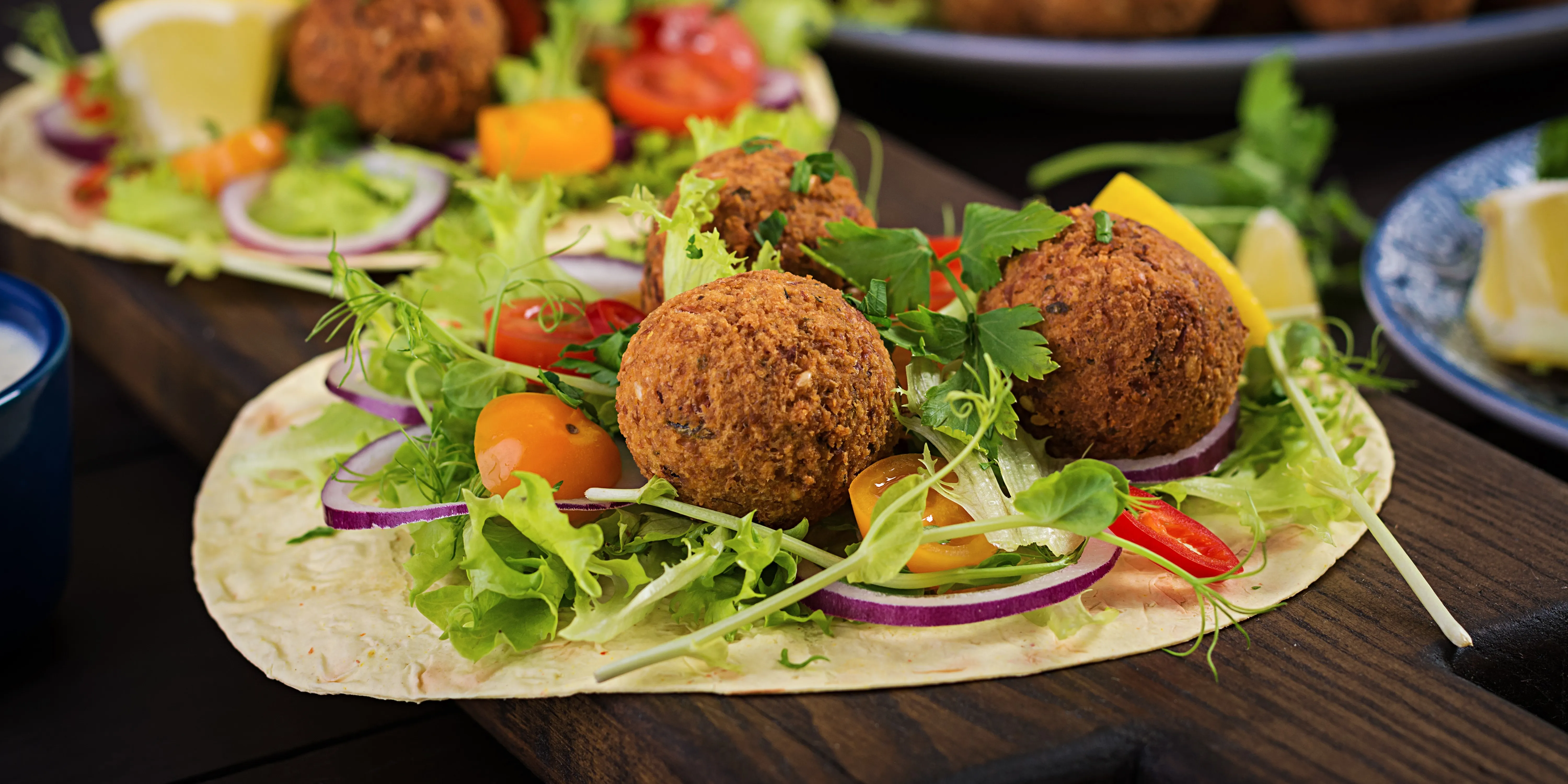 Banner Image of food available through quick and reliable food delivery.3