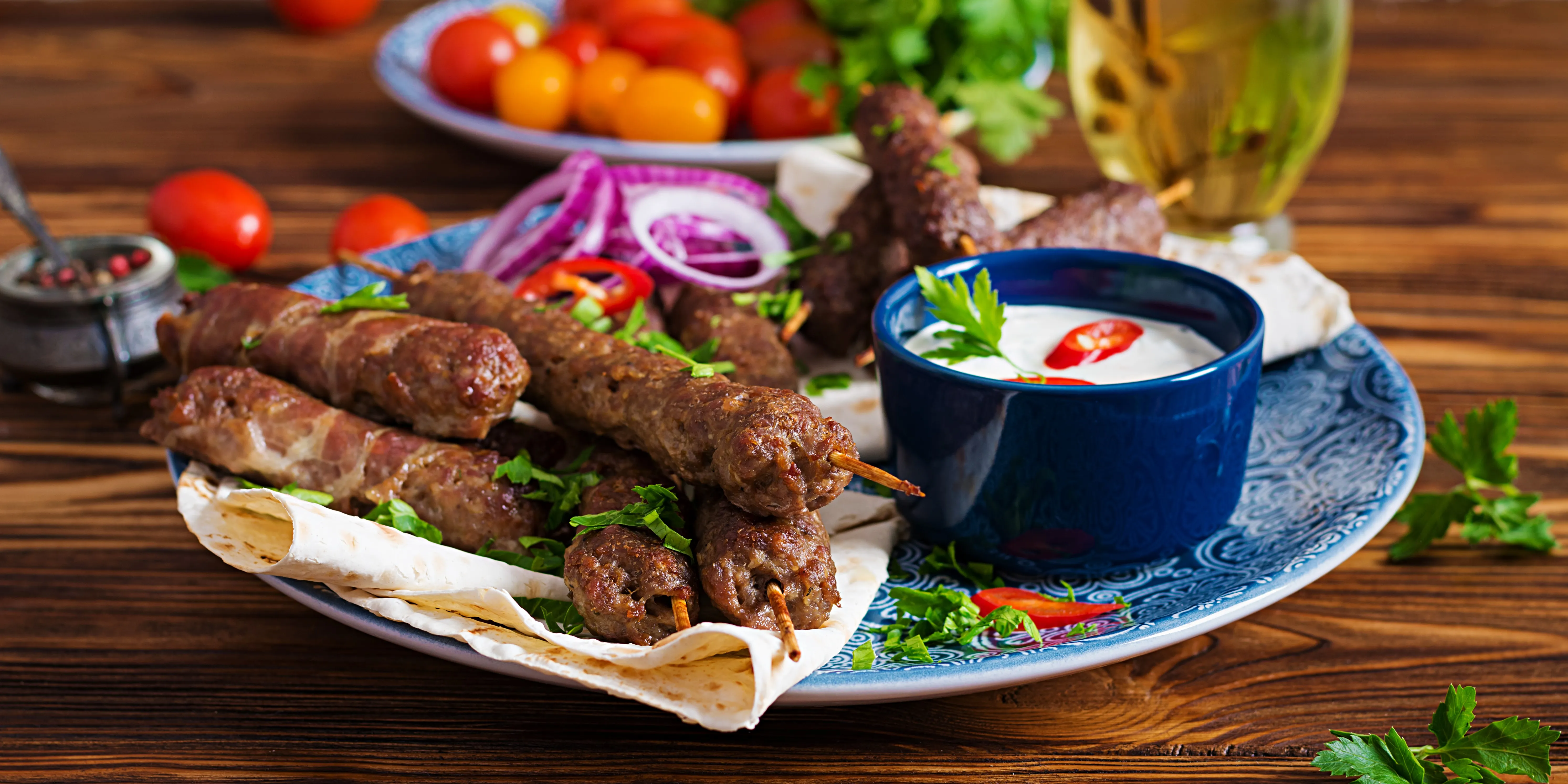 Banner Image of food prepared by a trusted restaurant for online ordering.2