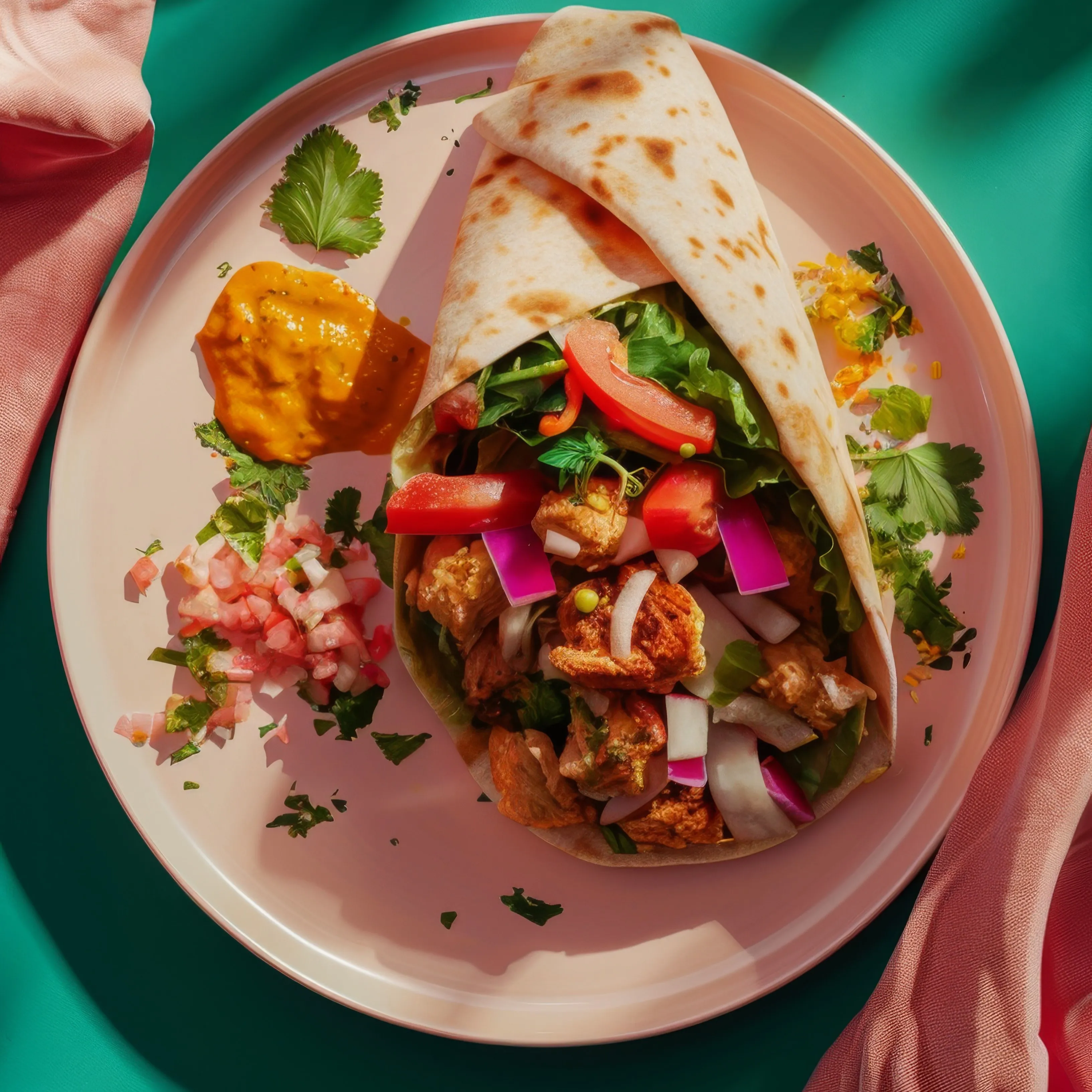 Gallery Image of food from a popular restaurant delivering online. 3