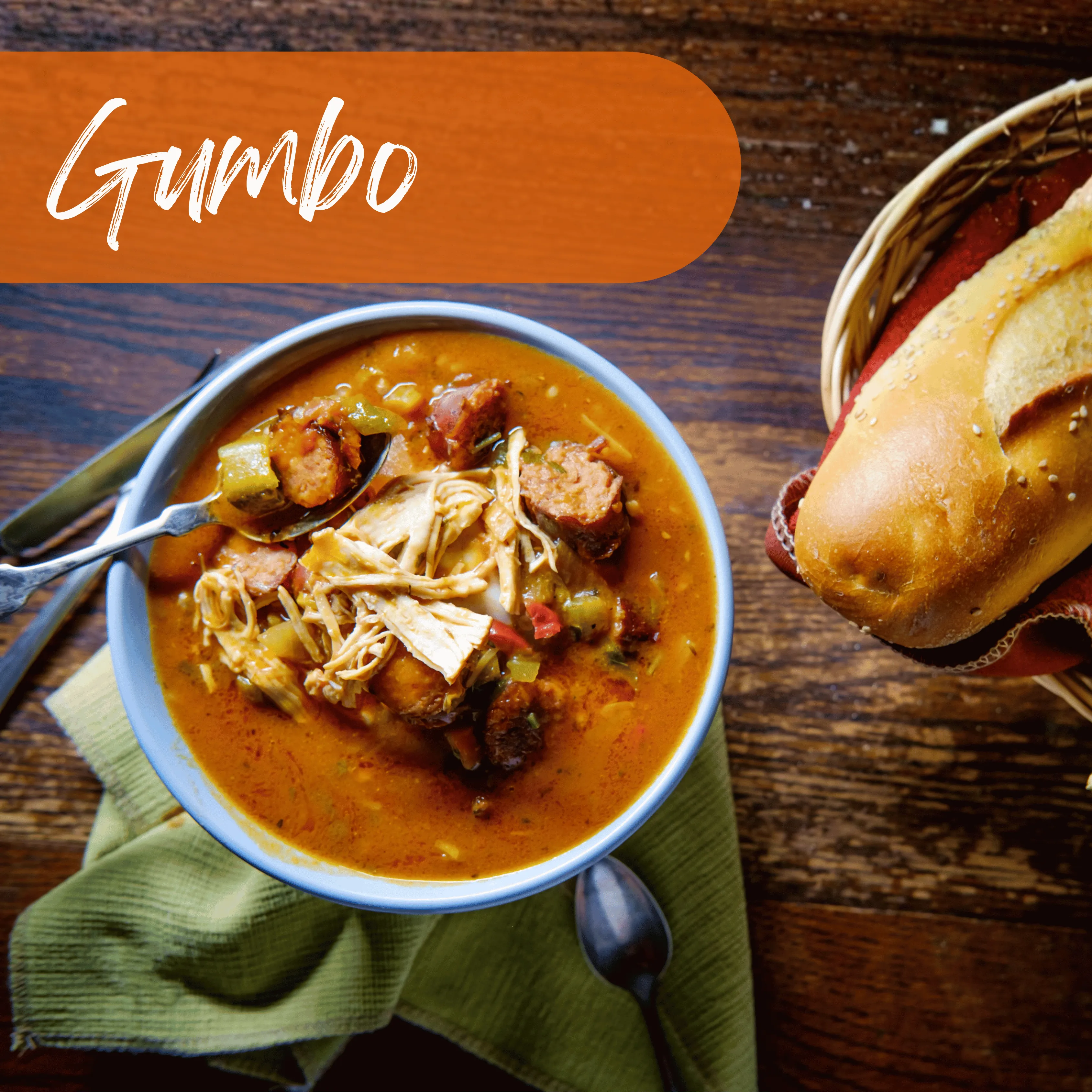 Signature Bakery,Cajun delicacies handcrafted by Hap’s Cajun Meats and Market expert chefs.