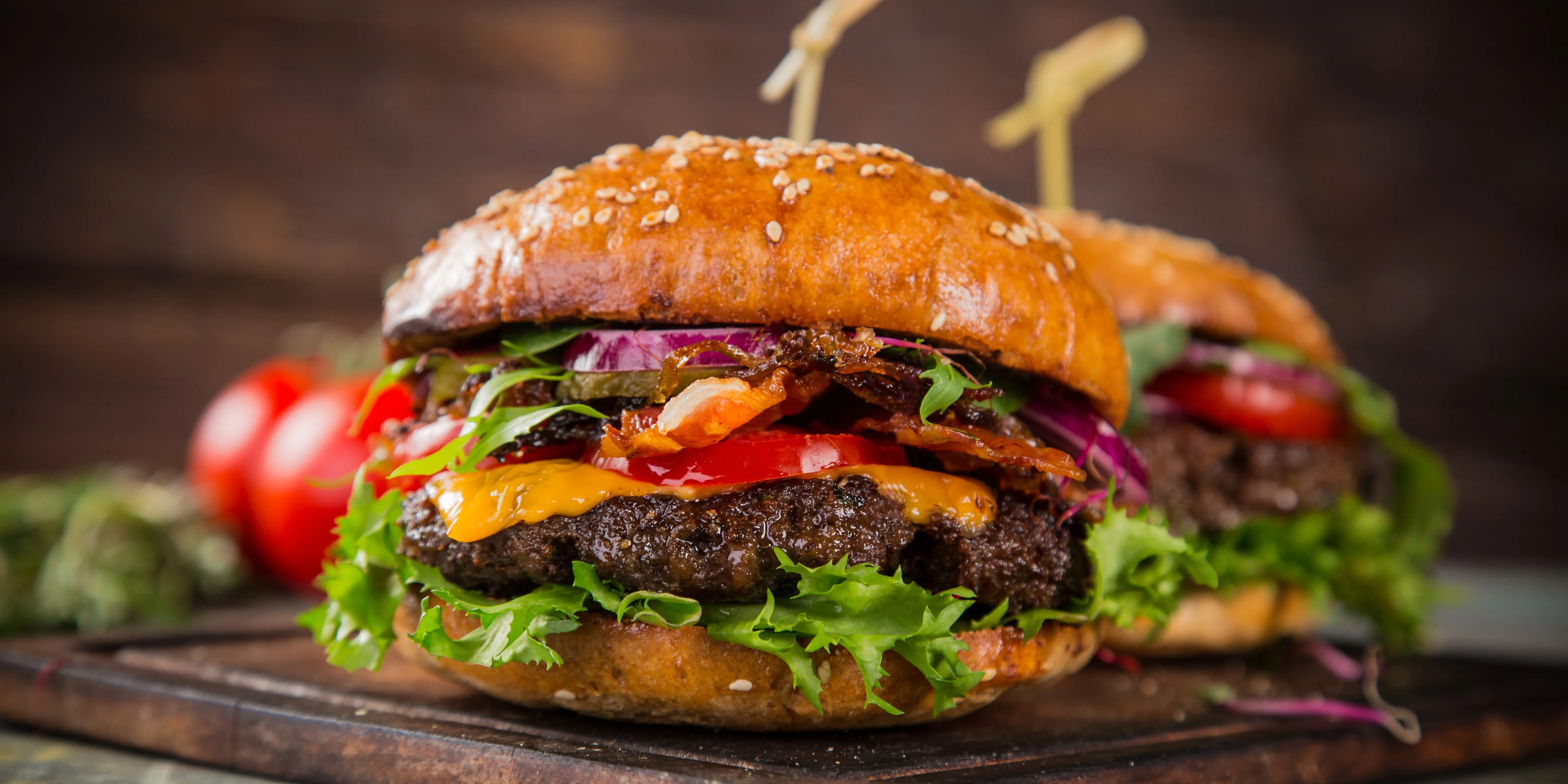 Banner Image of food available through quick and reliable food delivery.