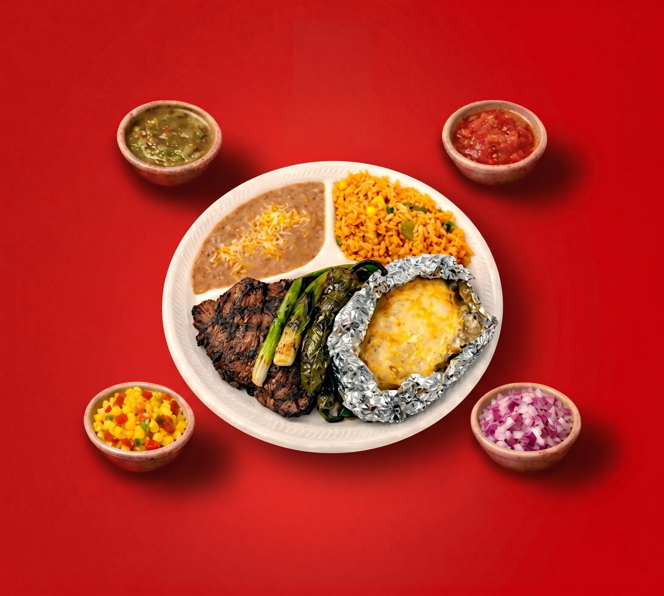 Delicious food background image 3 for Rico Pollo Carne