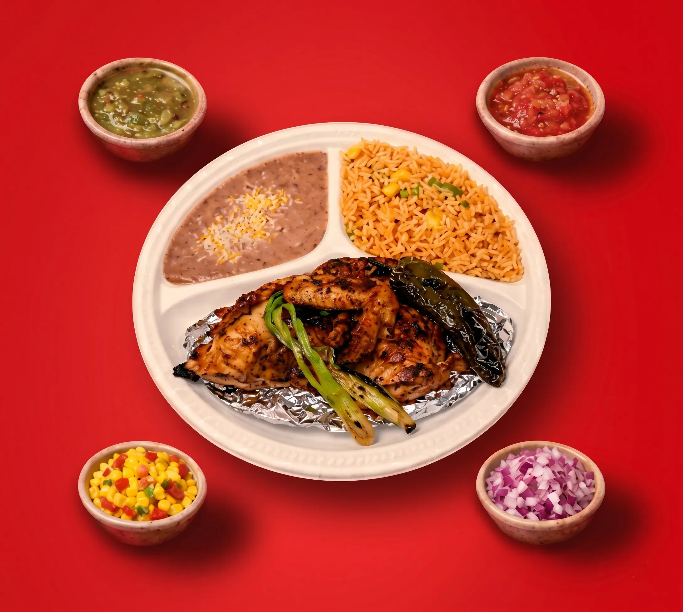 Delicious food background image 2 for Rico Pollo Carne