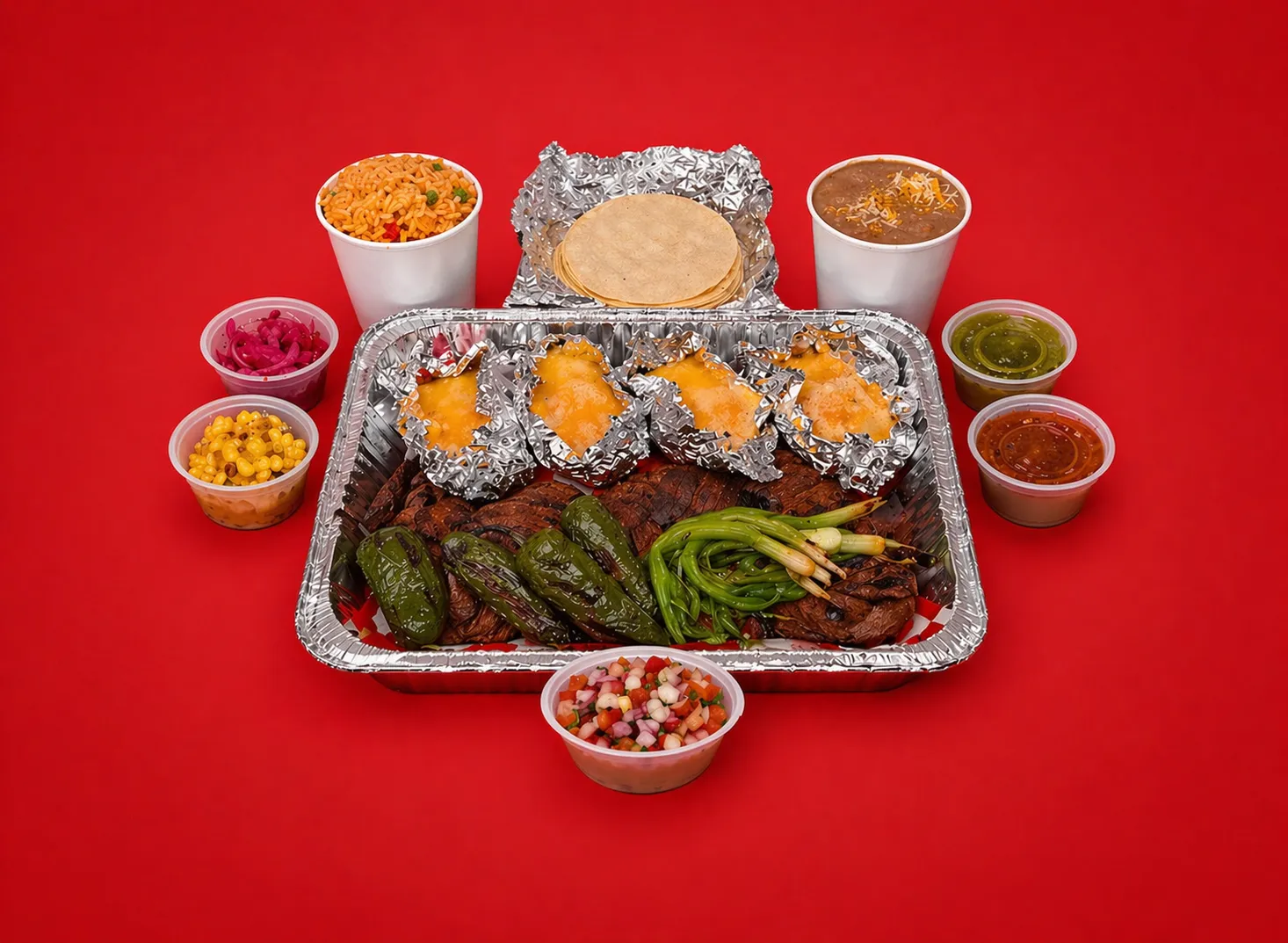 Delicious food mobile background image 2 for Rico Pollo Carne