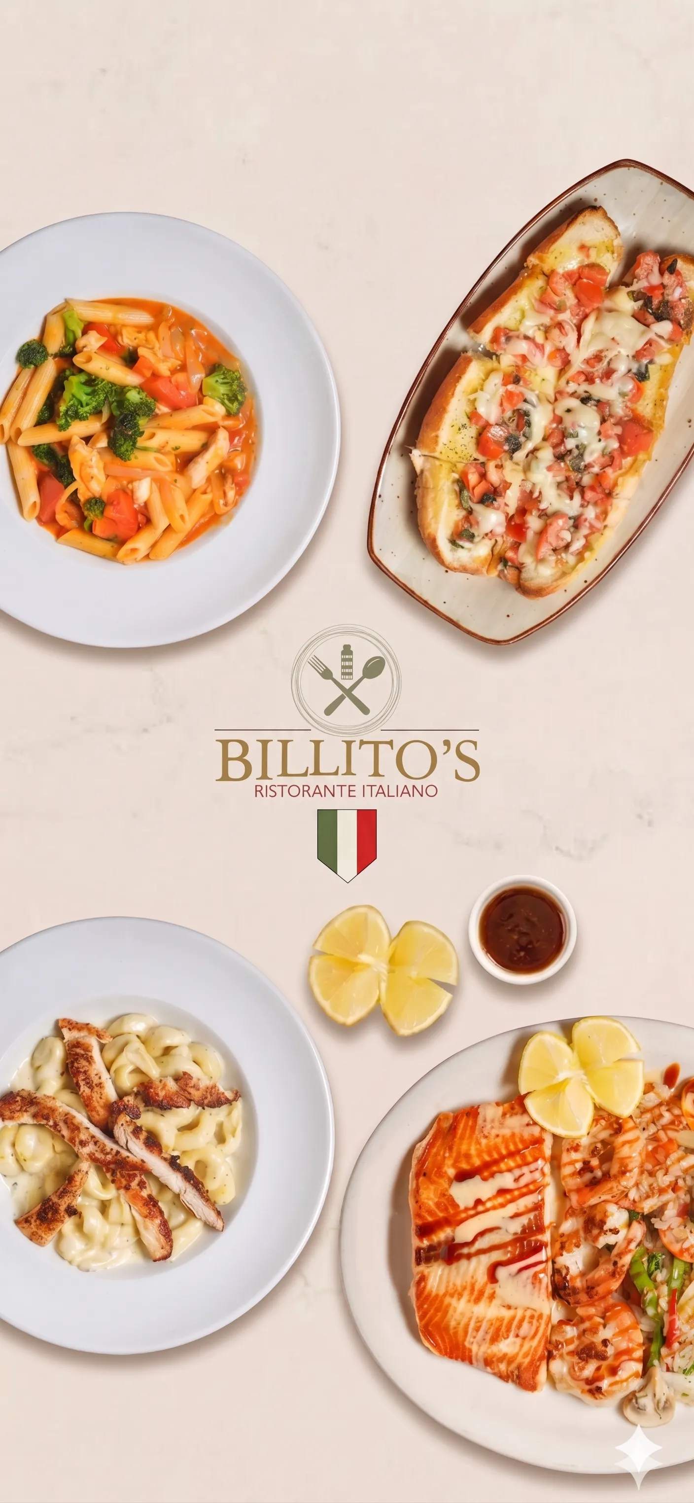 Premium Italian,Pizza,Seafood meals - Order online for quick pickup at Billito’s Italian Restaurant.