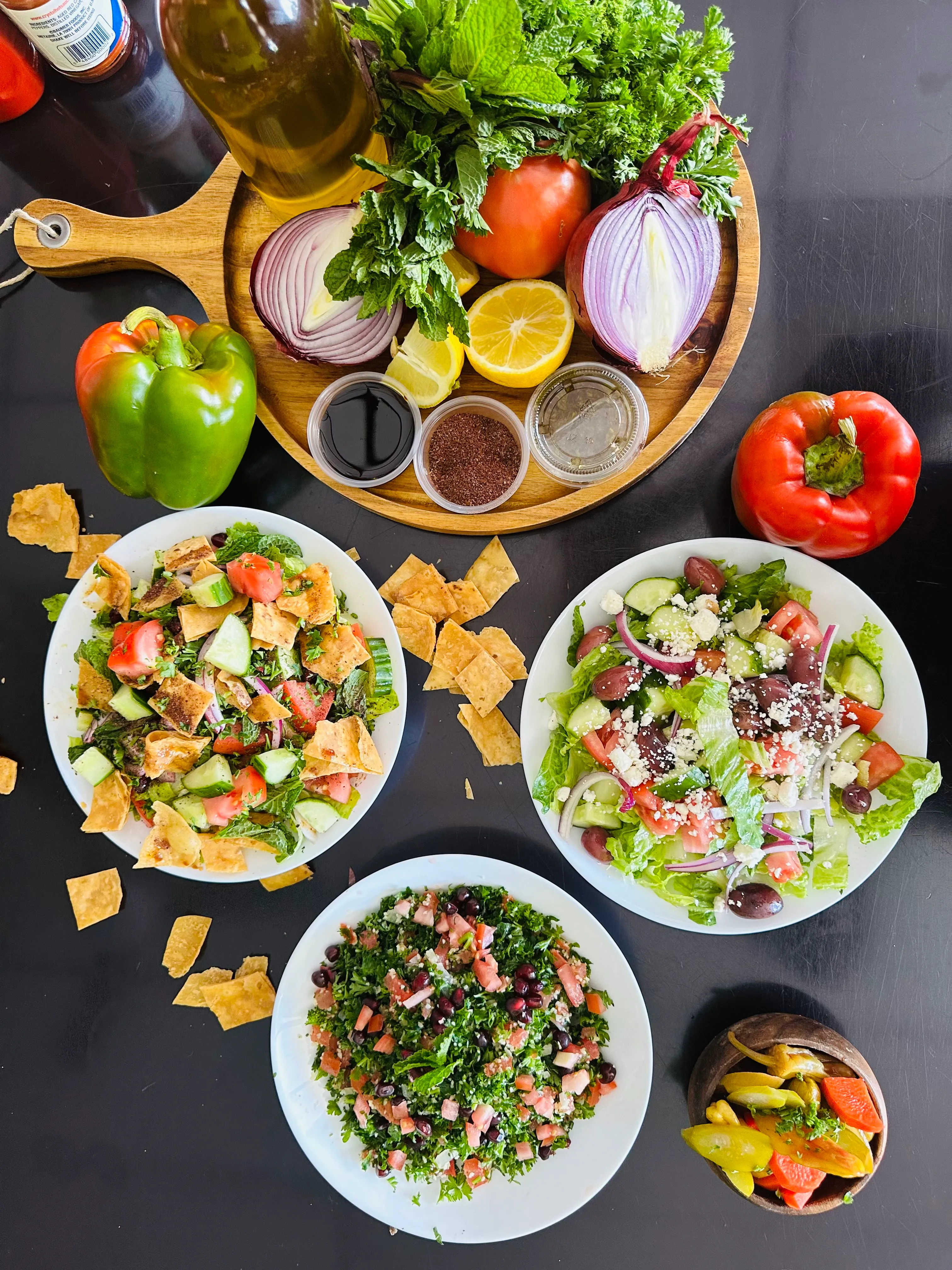 Popular Mediterranean dishes from Hannah’s kitchen - Top-rated local Mediterranean online ordering.