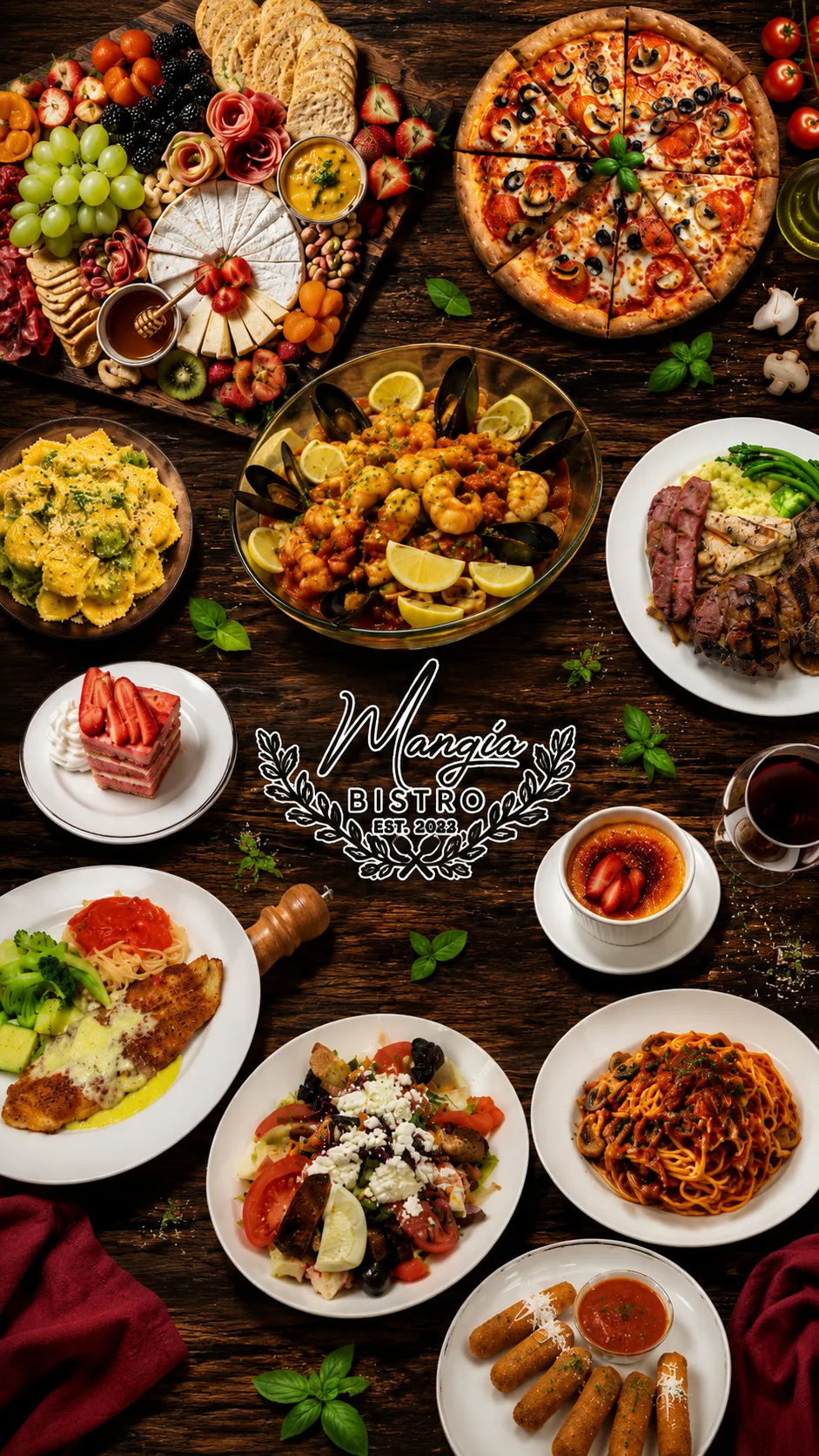 Best Dessert,Italian,Pizza takeaway in Plano - Mangia Bistro online ordering and pickup.