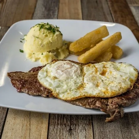 Plated Brazilian food - Trusted local Brazilian dining at Bramer's Brazilian Cuisine.