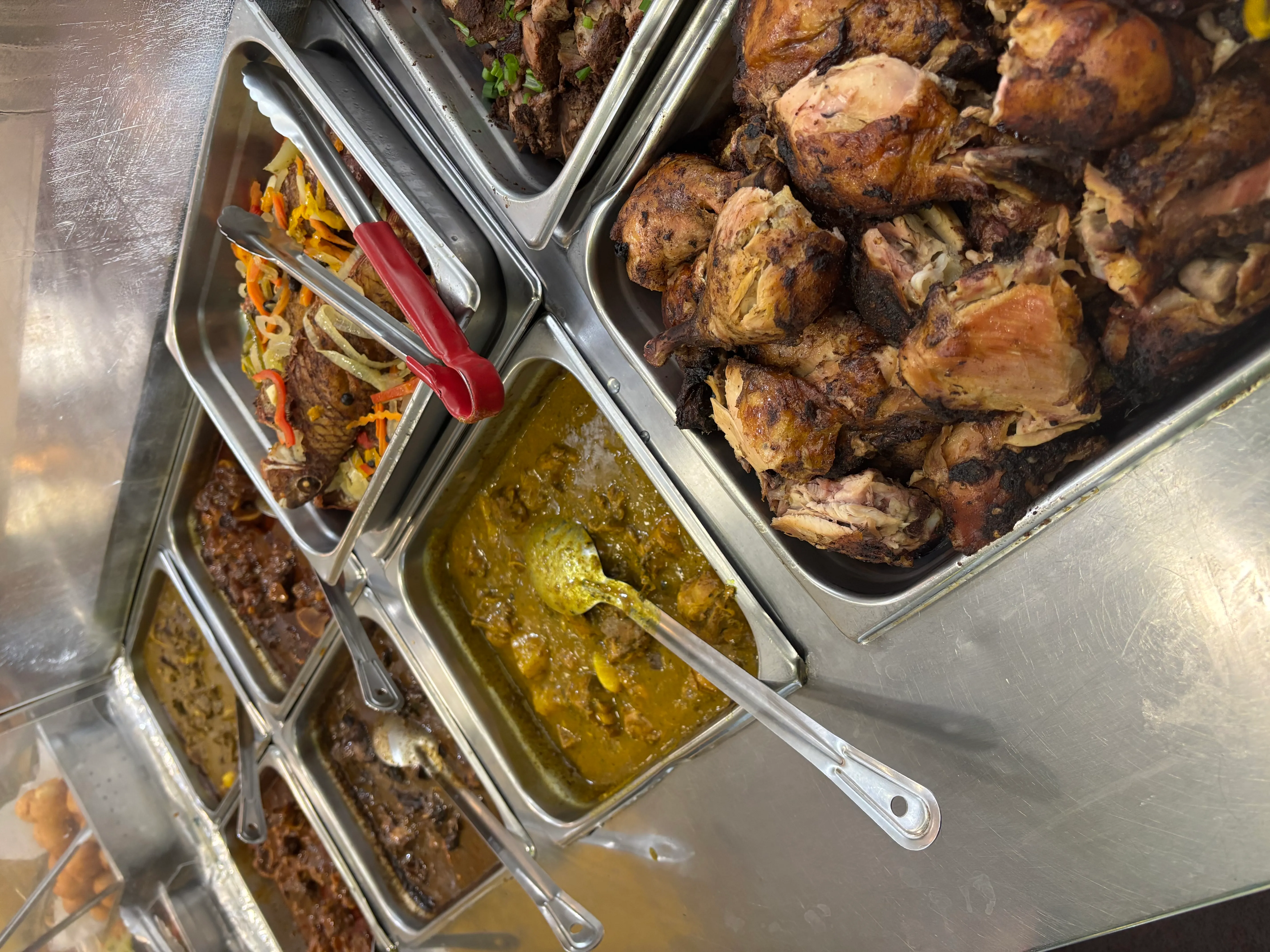 Signature Caribbean delicacies handcrafted by Yaadman Kitchen Jamaican Restaurant expert chefs.
