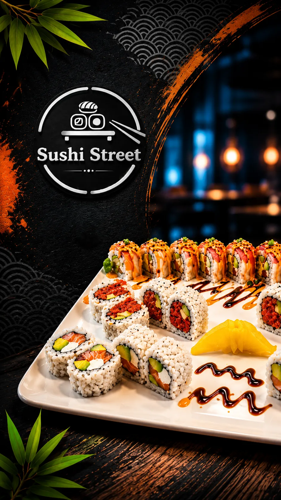Japanese,Korean,Sushi family feast - Fresh Japanese,Korean,Sushi available through Sushi Street - Keller online ordering.