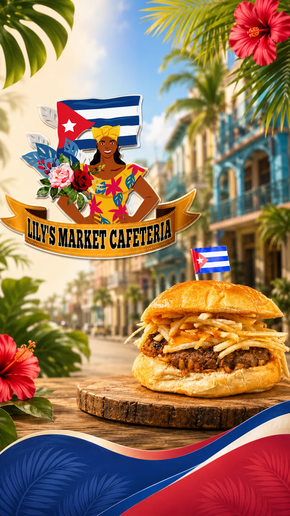 Easy Breakfast,Caribbean,Cuban online ordering - Flavorful Breakfast,Caribbean,Cuban favorites from Lily's Market Cafeteria.