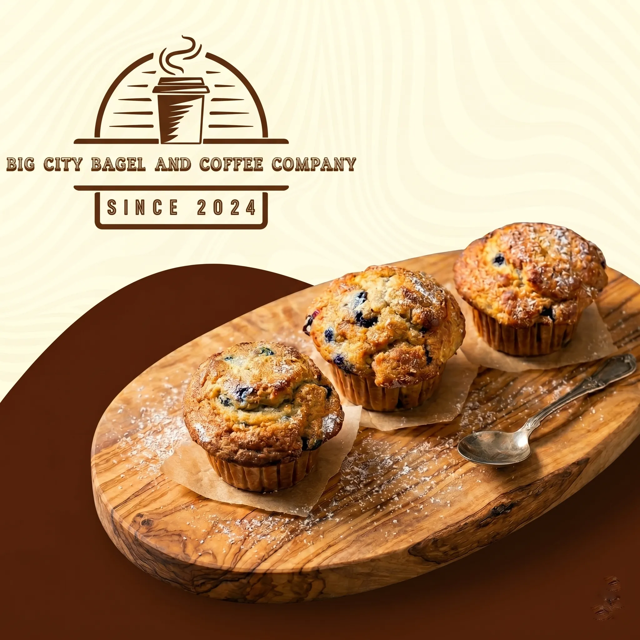 Inside the Big City Bagel and Coffee Company kitchen - Freshly prepared Breakfast,Sandwiches for online ordering.