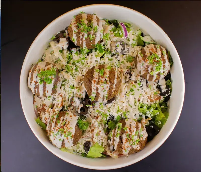 Best Mediterranean flavors in Dallas - Available via Stop N Go Gyros - Regal Row online ordering.