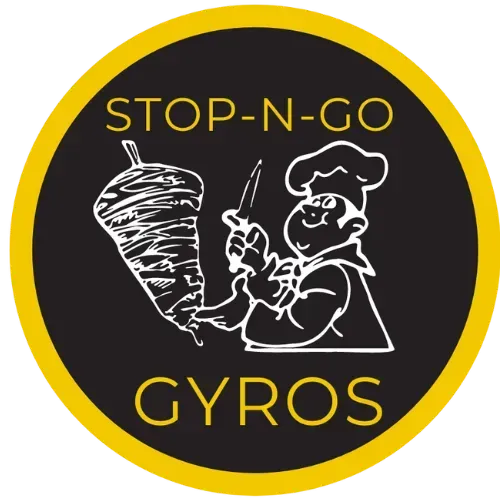 Stop N Go Gyros - Regal Row Logo - Best Mediterranean Restaurant in Dallas.