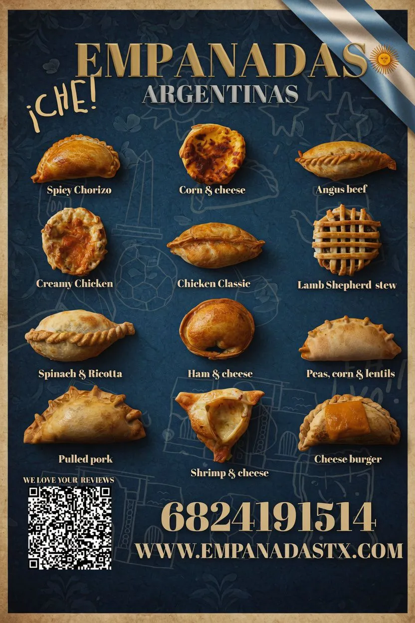 Signature American,Argentinian,Bakery,Latin American dishes - Fast online ordering from Empanadas Bariloche.