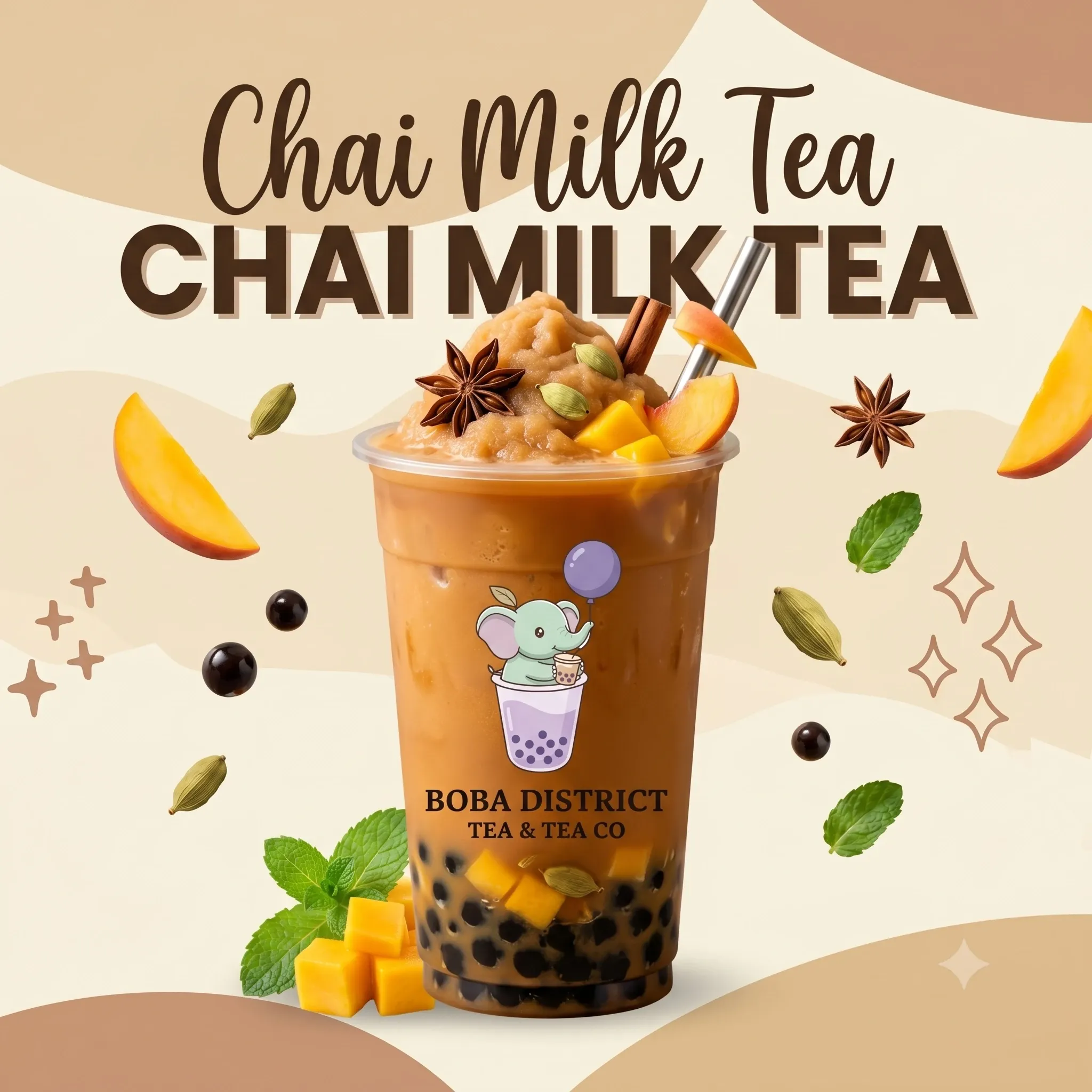Signature Boba,Drinks delicacies handcrafted by Boba District expert chefs.