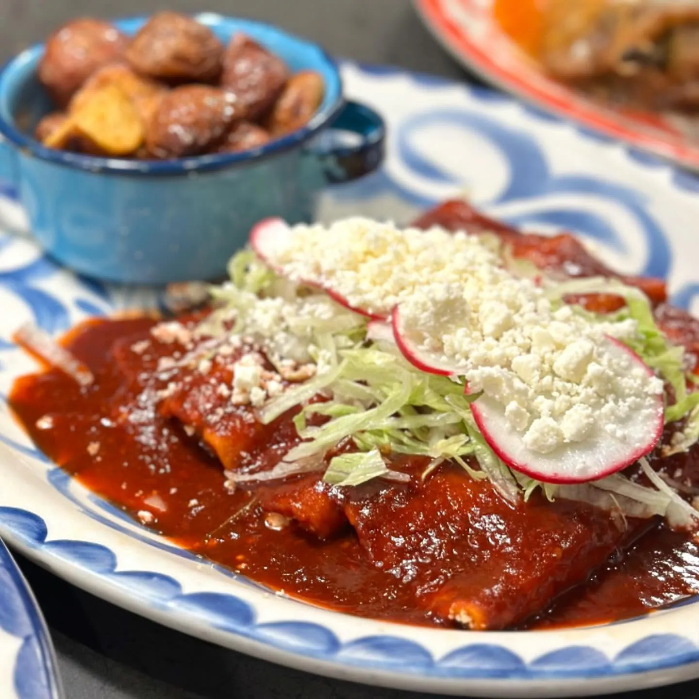 Plated Mexican food - Trusted local Mexican dining at La Cabrona.