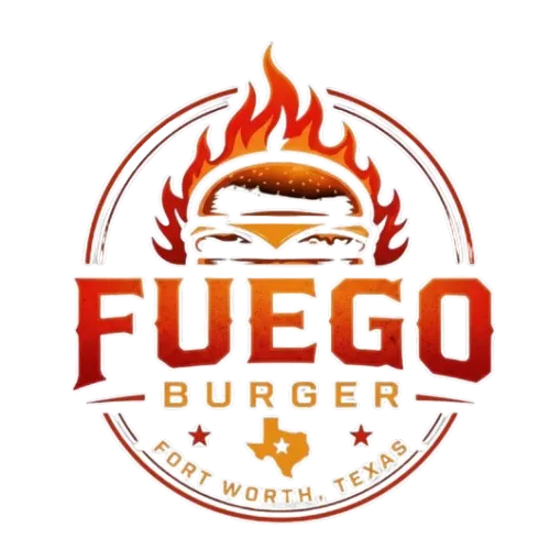 Fuego Burger Logo - American,Burgers,Fast Food,Mexican,Tex-Mex Online Ordering and Takeaway in Fort Worth.
