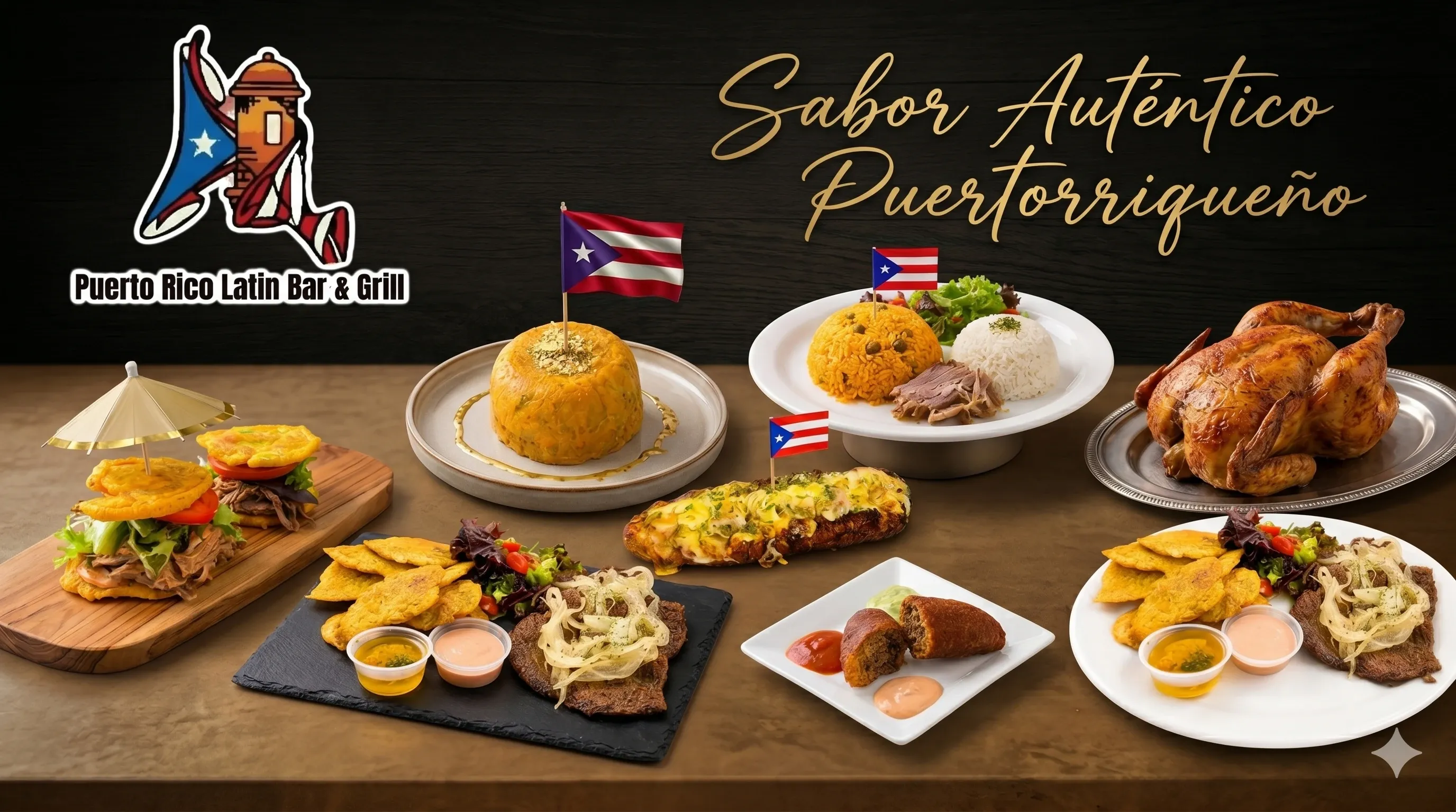 Gourmet Puerto Rican  Food menu highlights from the top-rated Puerto Rico Latin Bar & Grill.