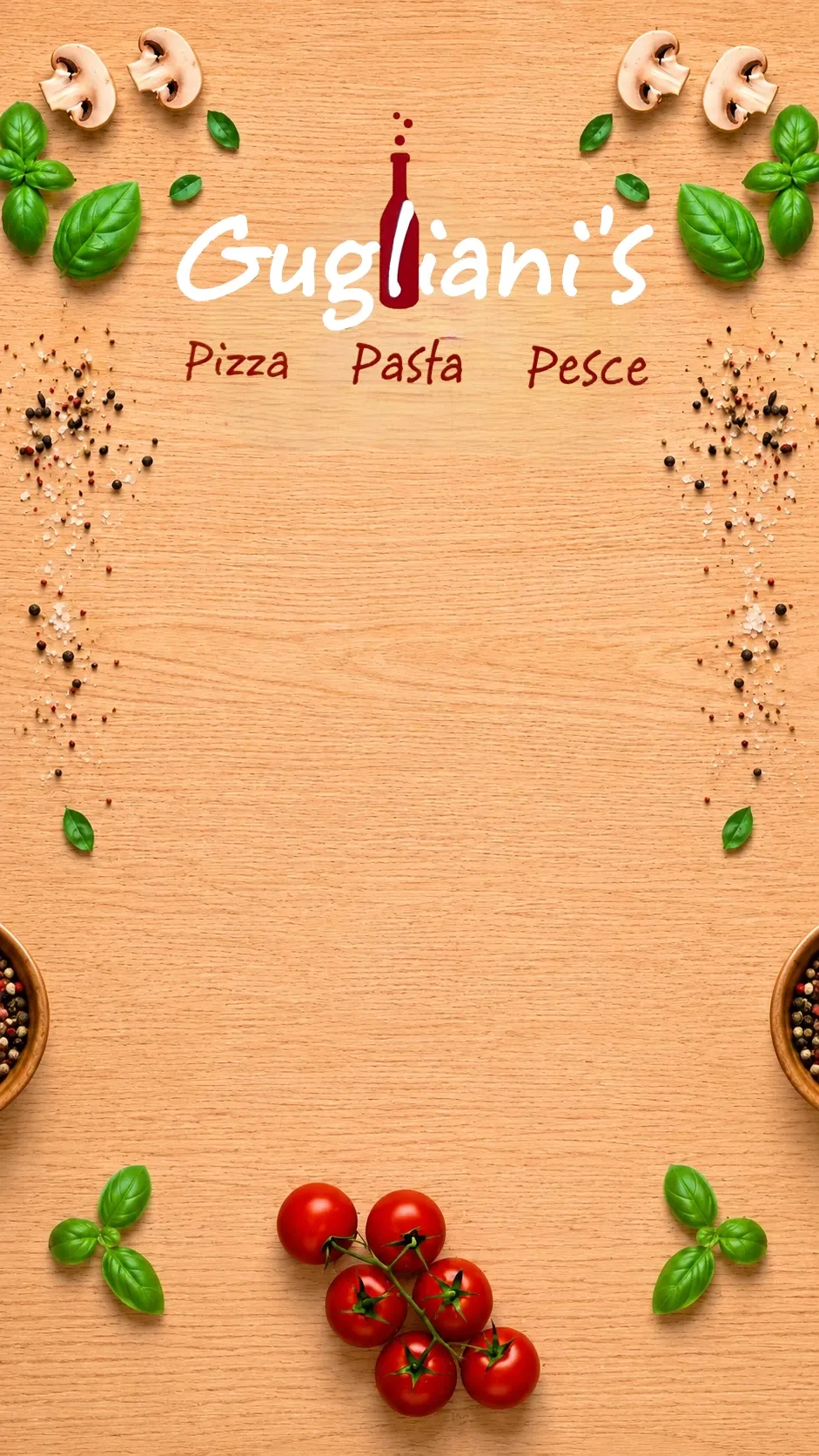 Gourmet Italian menu highlights from the top-rated Gugliani's.