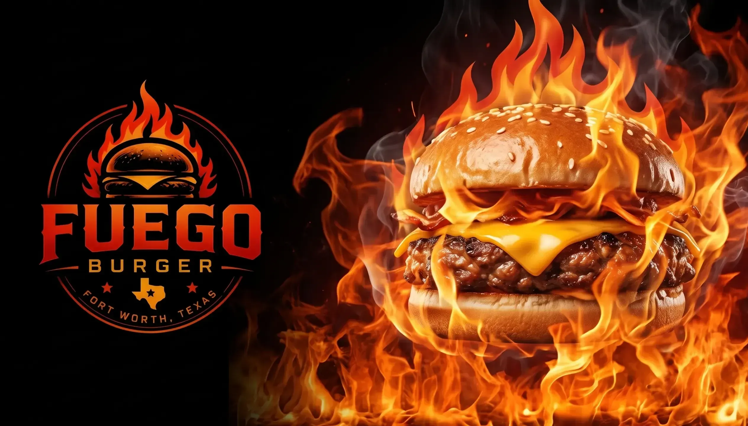Fresh American,Burgers,Fast Food,Mexican,Tex-Mex food online ordering Browse the full menu at Fuego Burger.