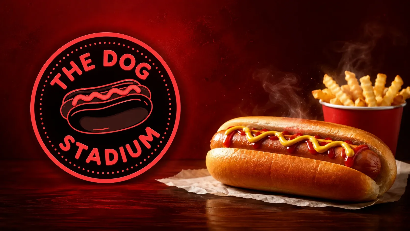 Best American,Hot Dog cuisine near me - Authentic dishes at The Dog Stadium.