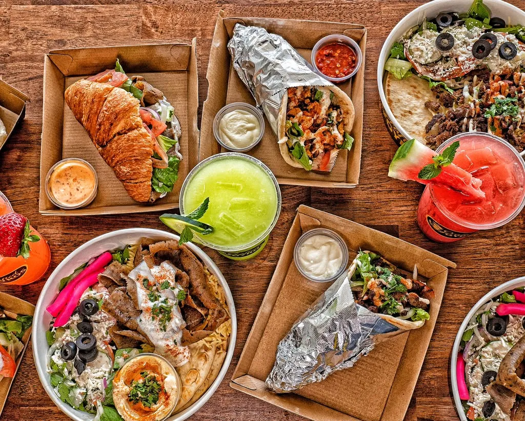 Inside the Crafted Gyros kitchen - Freshly prepared Greek,Mediterranean,Middle Eastern for online ordering.