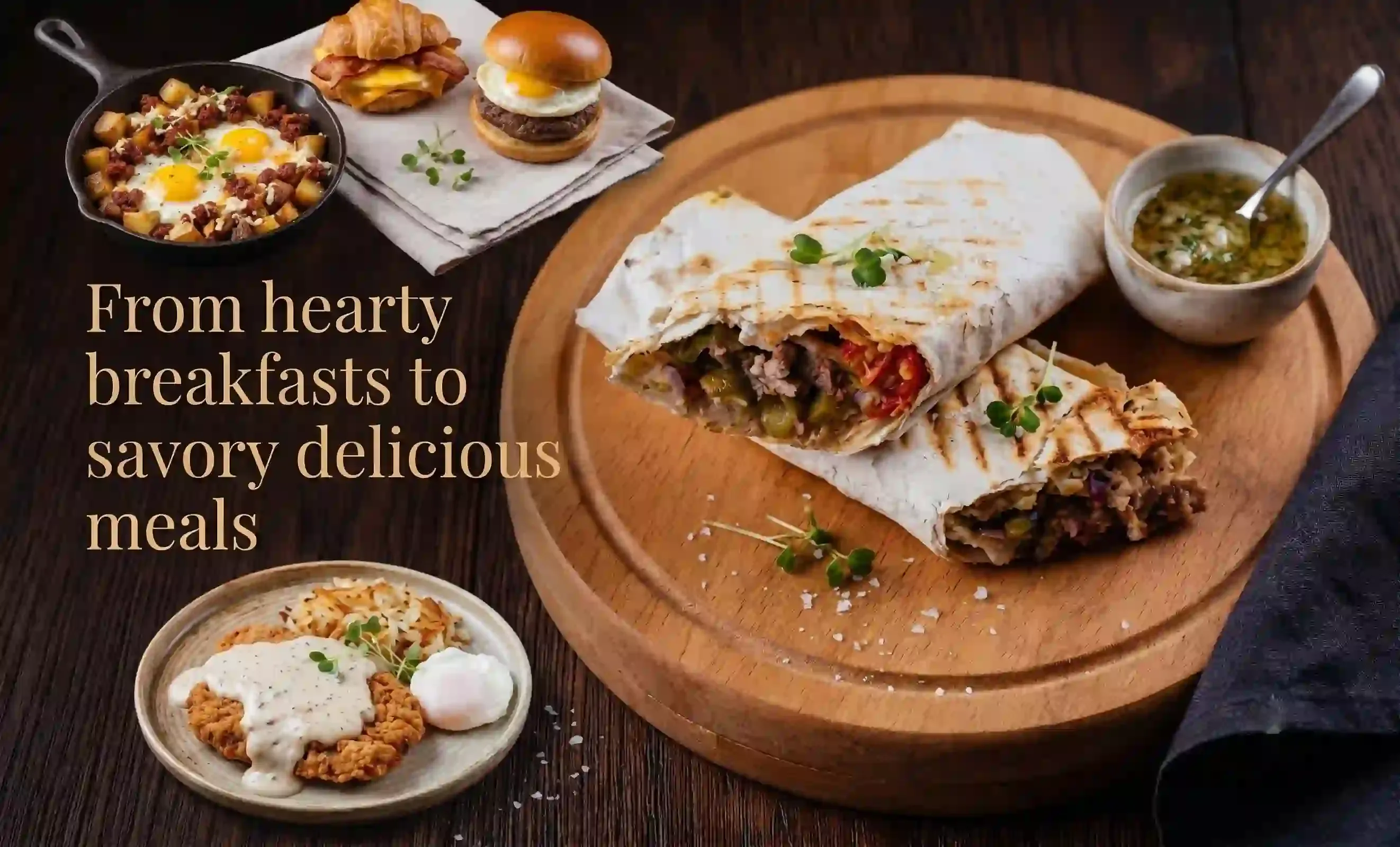 About Image of food from a top-rated restaurant for home delivery