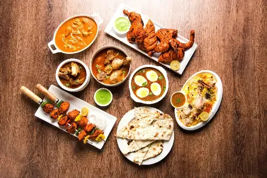 About Image of food from a top-rated restaurant for home delivery
