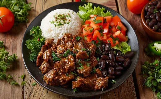 About Image of food from a top-rated restaurant for home delivery