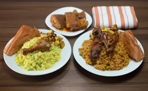 About Image of food from a top-rated restaurant for home delivery