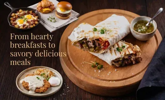 About Image of food from a top-rated restaurant for home delivery