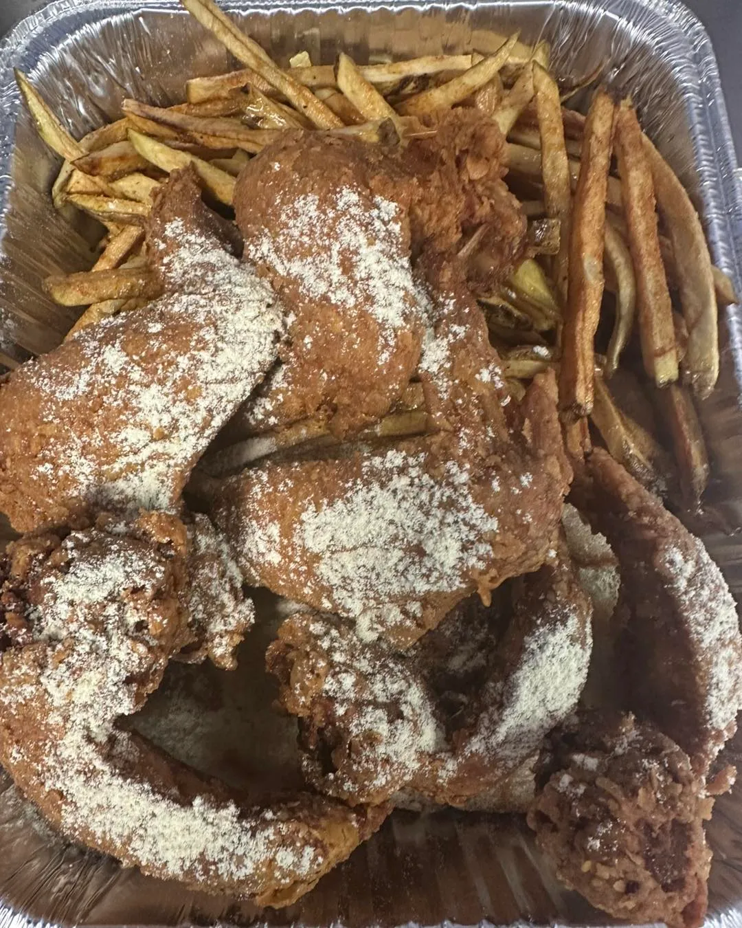 Authentic American dishes from the top-rated Dem Citi Thangz kitchen in Colorado Springs.